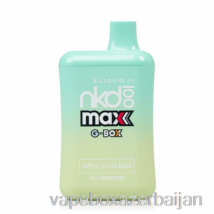 E-Juice Vape GBOX x Naked 100 5500 Disposable Apple Sour Belt